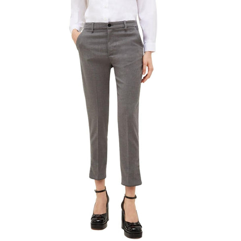 Pantaloni Donna con mini borchie sul fondo Grigio medio LIU.JO- Francavilla Moda